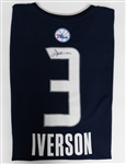 Allen Iverson Signed Authentic Adidas 2010 East All-Star XL Jersey (JSA COA)