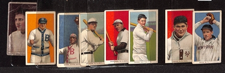 Lot of (7) T206 & (1) T207 National League Cards w. T207 Doc Crandall (NY - Recruit Back)