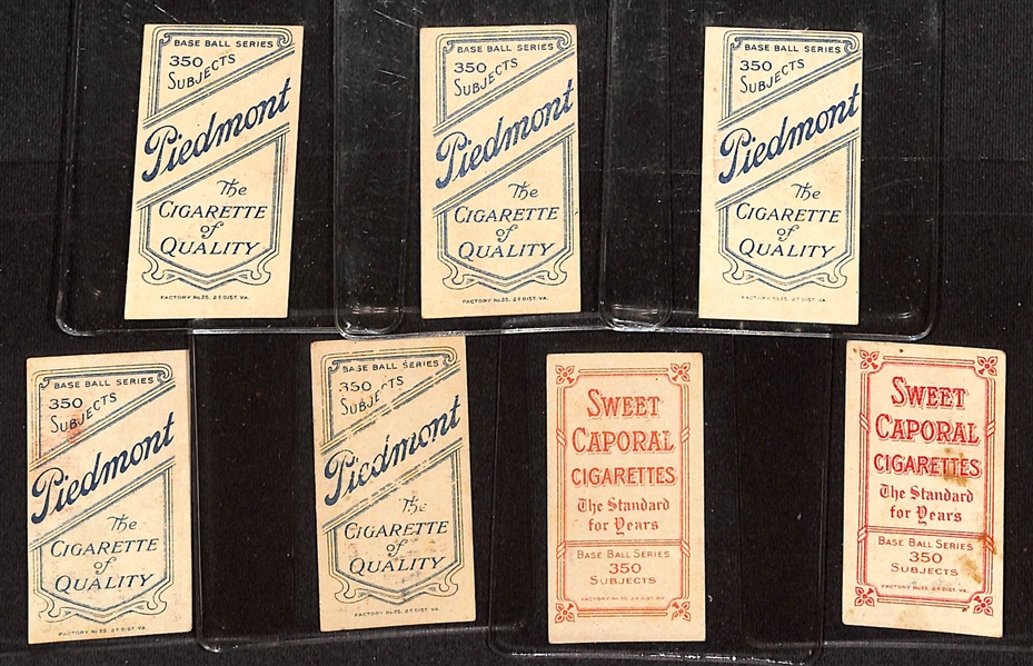 Lot of (7) T206 Minor League Cards w. Moose Grimshaw