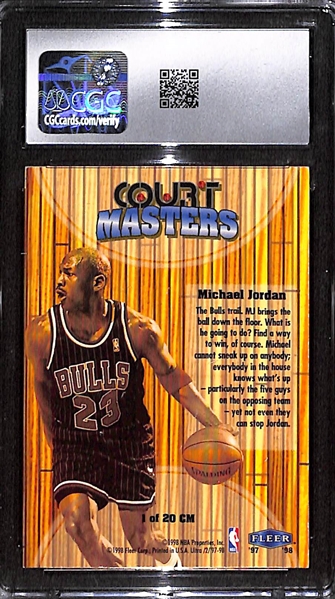 1997-98 Fleer Ultra Michael Jordan Court Masters #1CM CGC 8.5