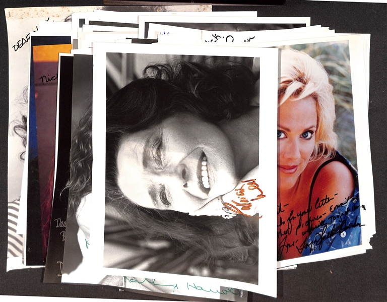 Lot of (60+) Signed Actress Photos & Prints (primarily 8"x10"s) w.  Patricia Neal, Katherine Harrold, More (JSA Auction Letter)